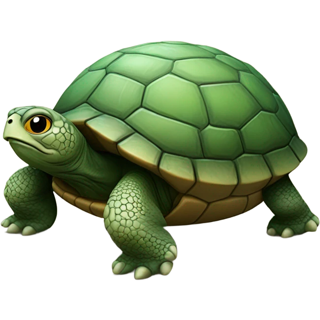 Turtle rides in a car emoji