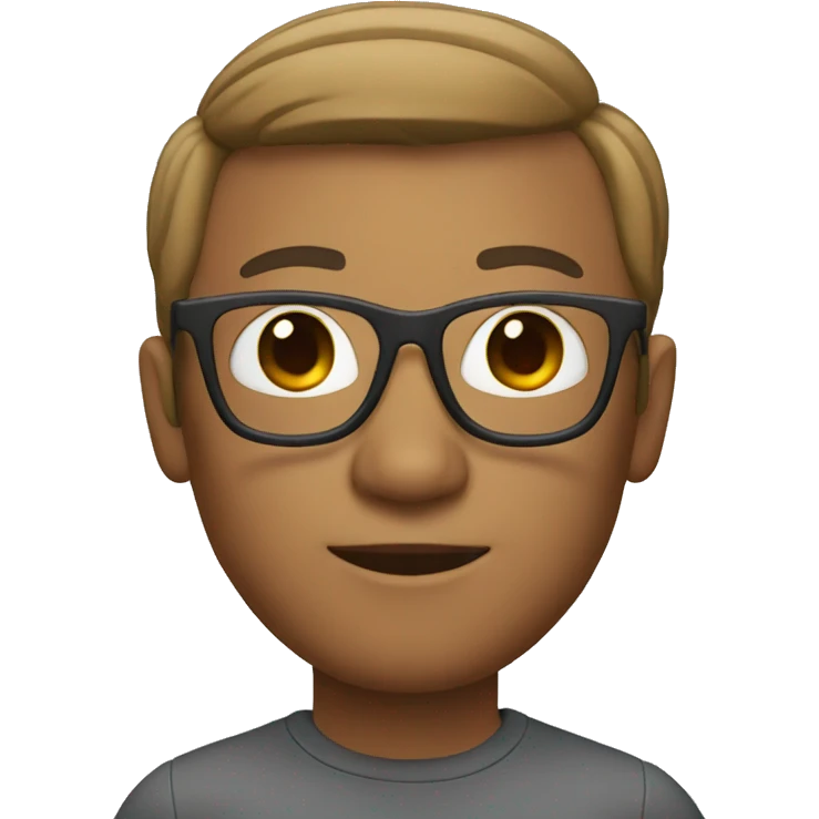 memoji wearing glasses emoji