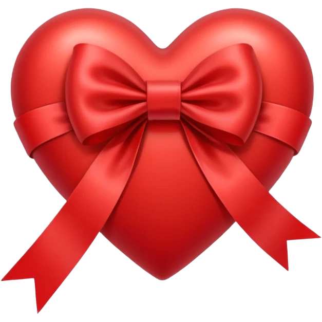 heart with ribbon bow emoji