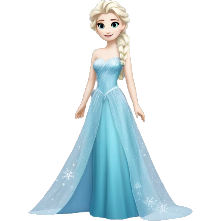 dress elsa emoji