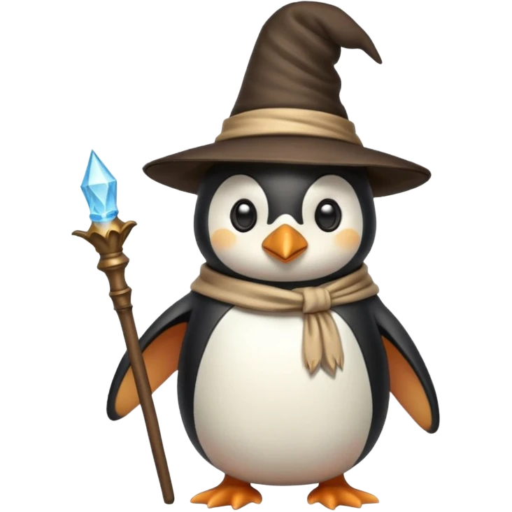 Penguin Wizard emoji