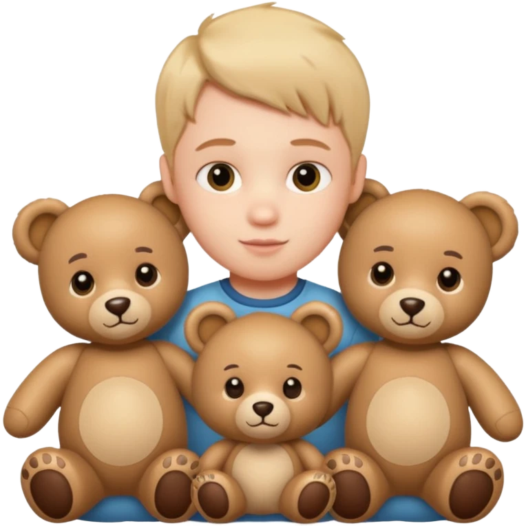 kids with teddy bears emoji