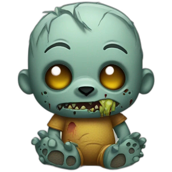 Pooh zombie emoji