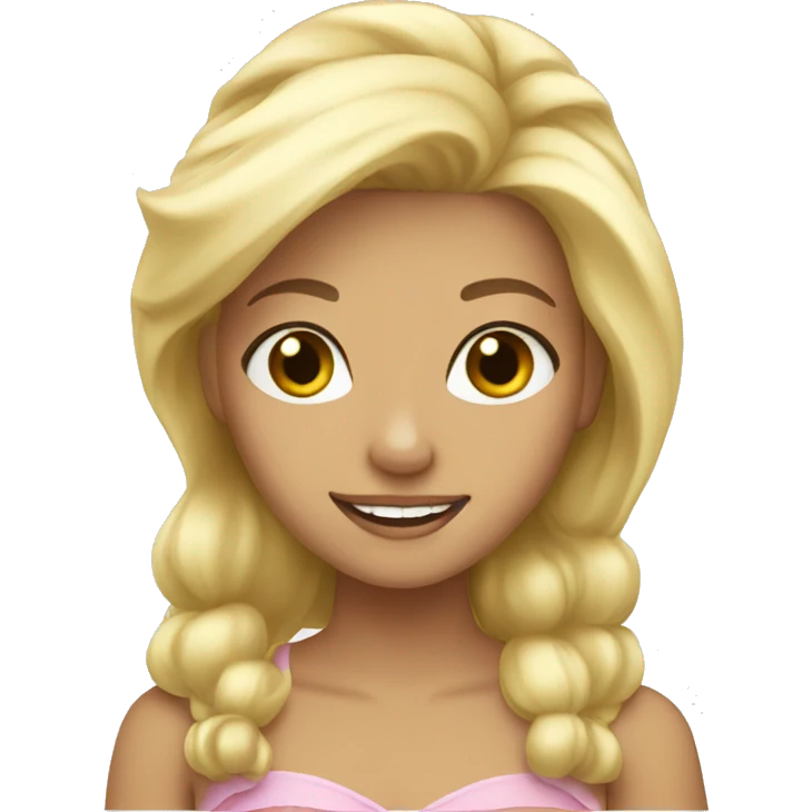 blonde princess emoji