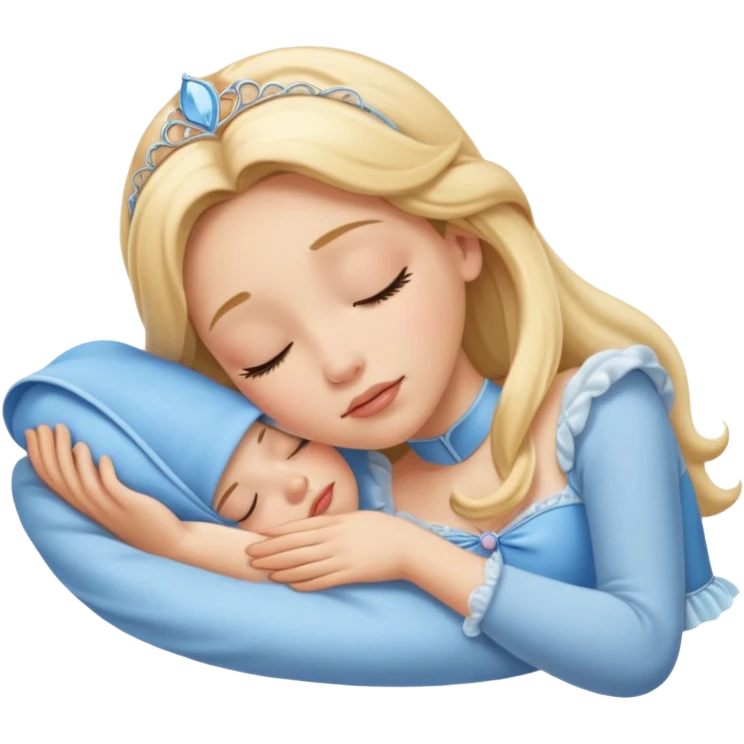 Sleeping Cinderella emoji