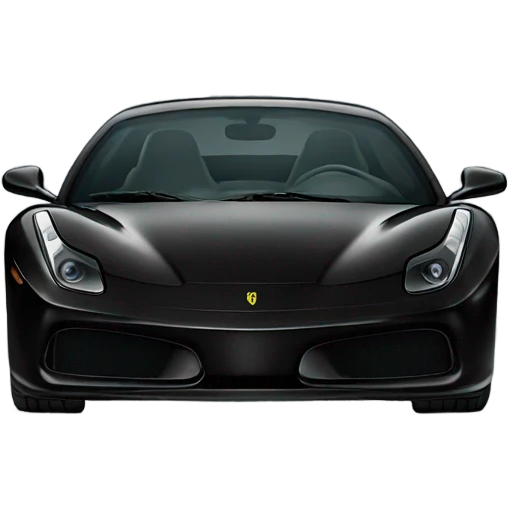 black ferrari  emoji