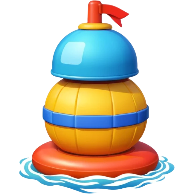 colorful buoy emoji