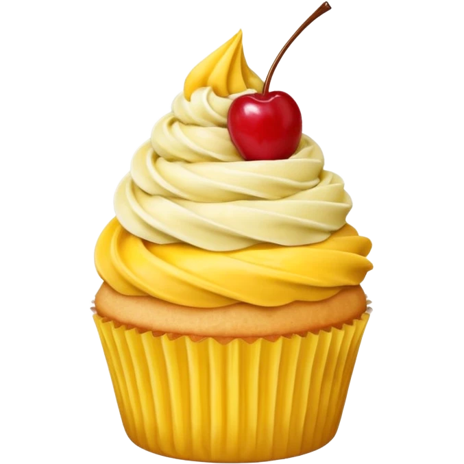 Mango dole whip cupcake emoji