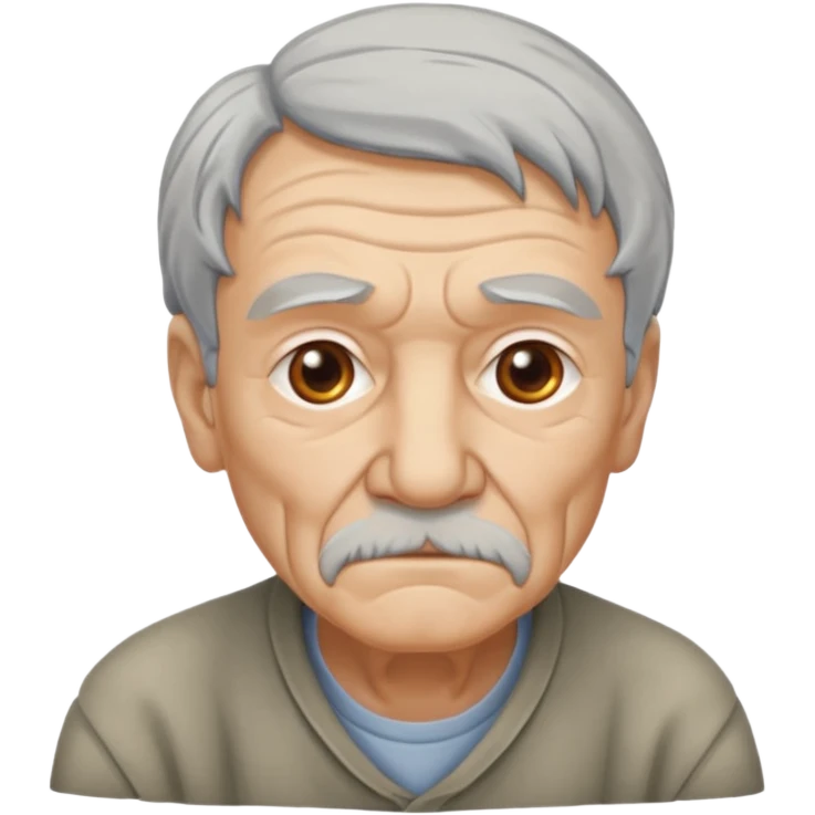 Ein Opa mit einen Buckel  emoji