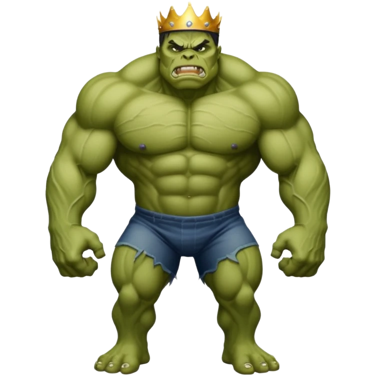 King monster Muscle growth emoji