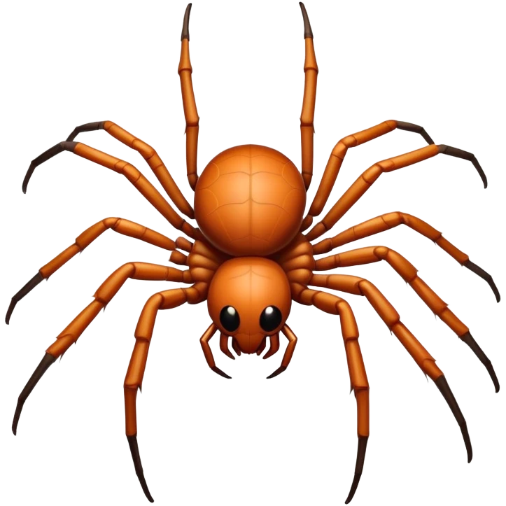 A spider - human hands instead of legs emoji