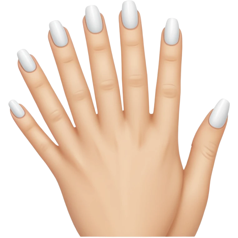 white nails emoji