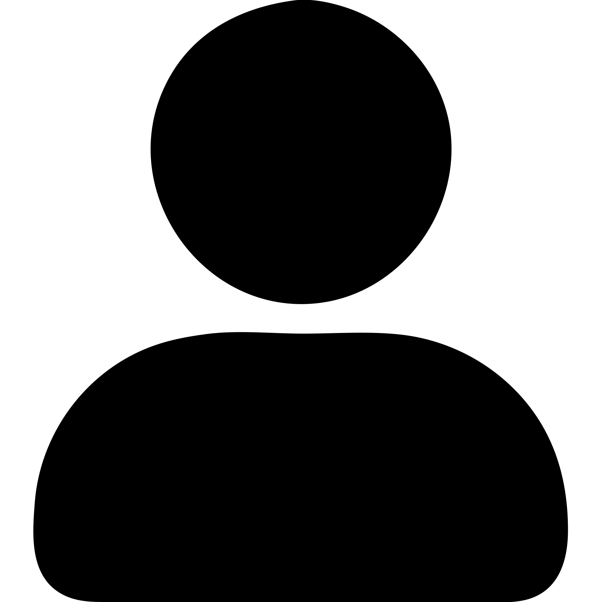 solid filled icon of a client or customer, minimal emoji