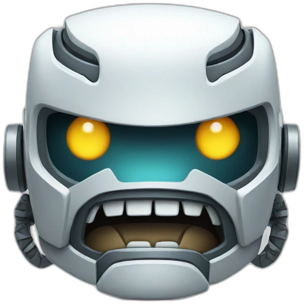 angry robot emoji