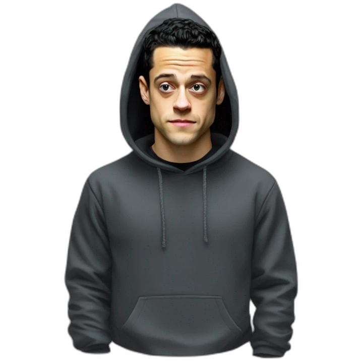 rami-malek-hoodie-hacker-on-head emoji
