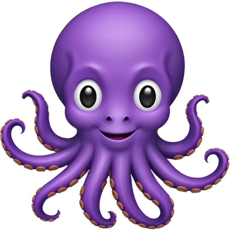 octopus, apple emoji style emoji