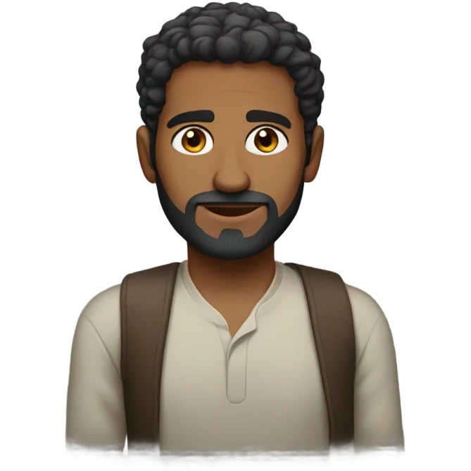 Short middle eastern man emoji