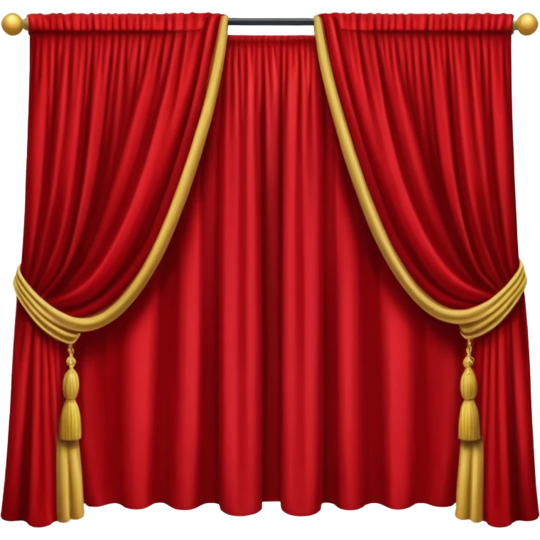 theater, red curtains emoji
