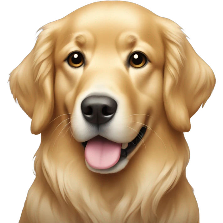 golden retriever wearing a hoodie  emoji
