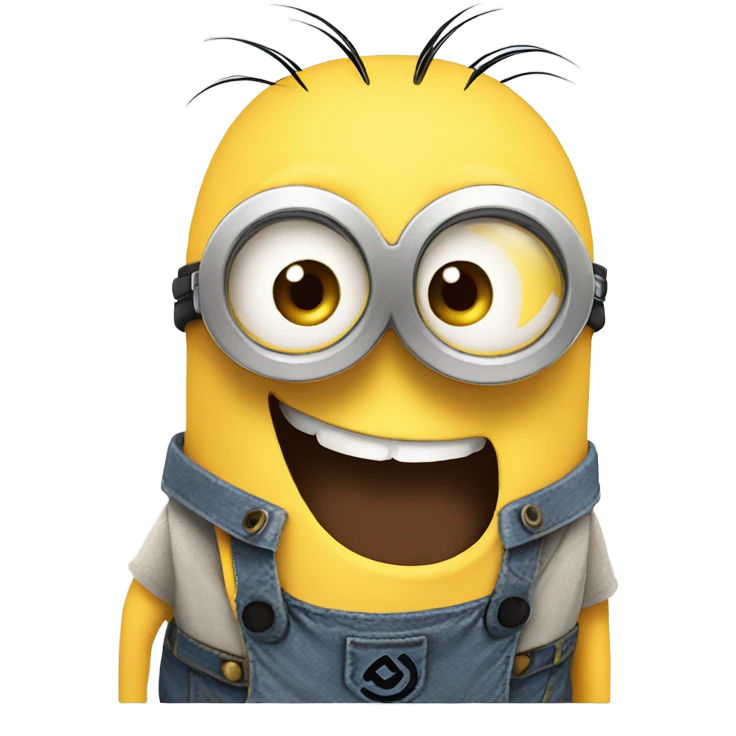 Happy minion emoji