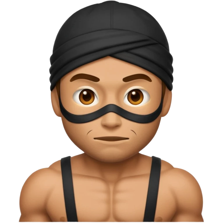 A theif robber emoji,Stripped emoji