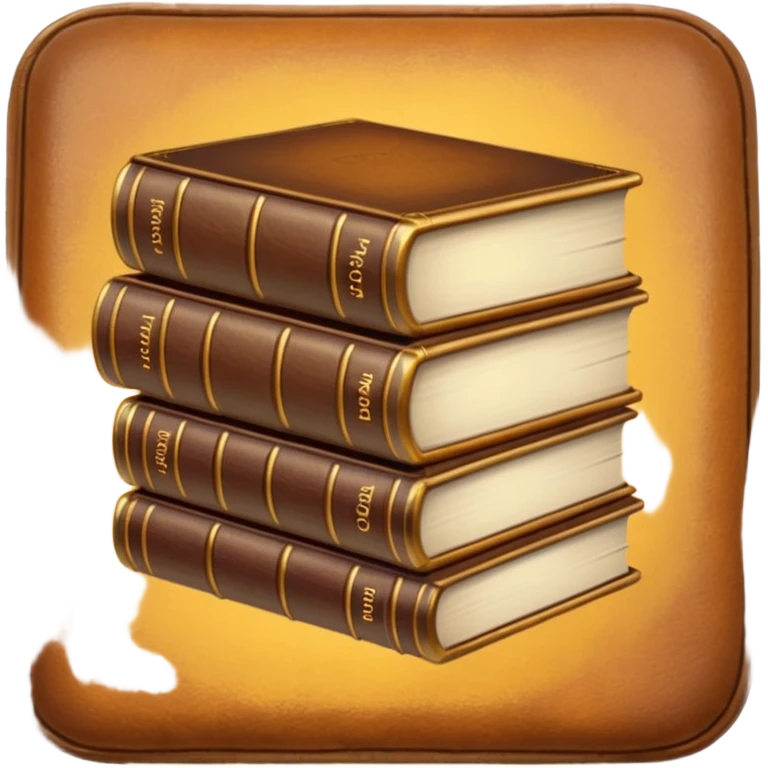 books, golden glow emoji