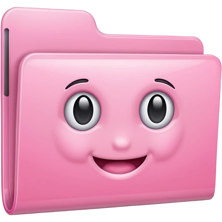 Empty Pink folder emoji emoji