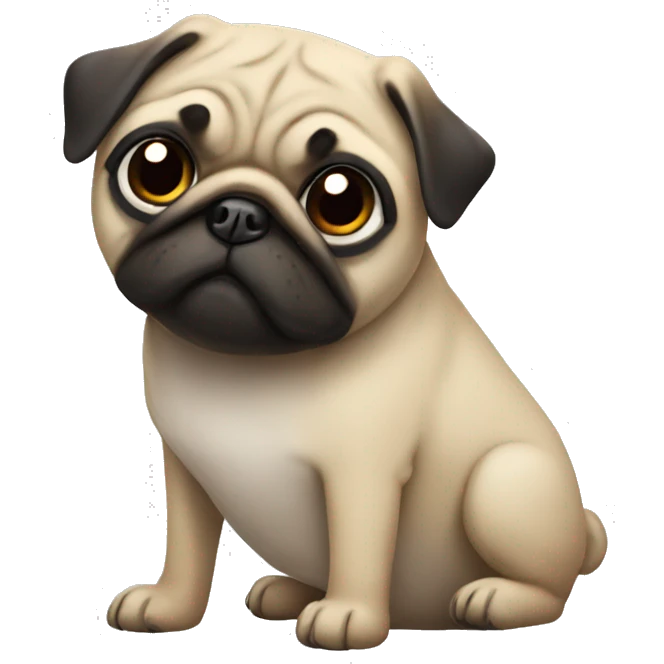 Pug emoji