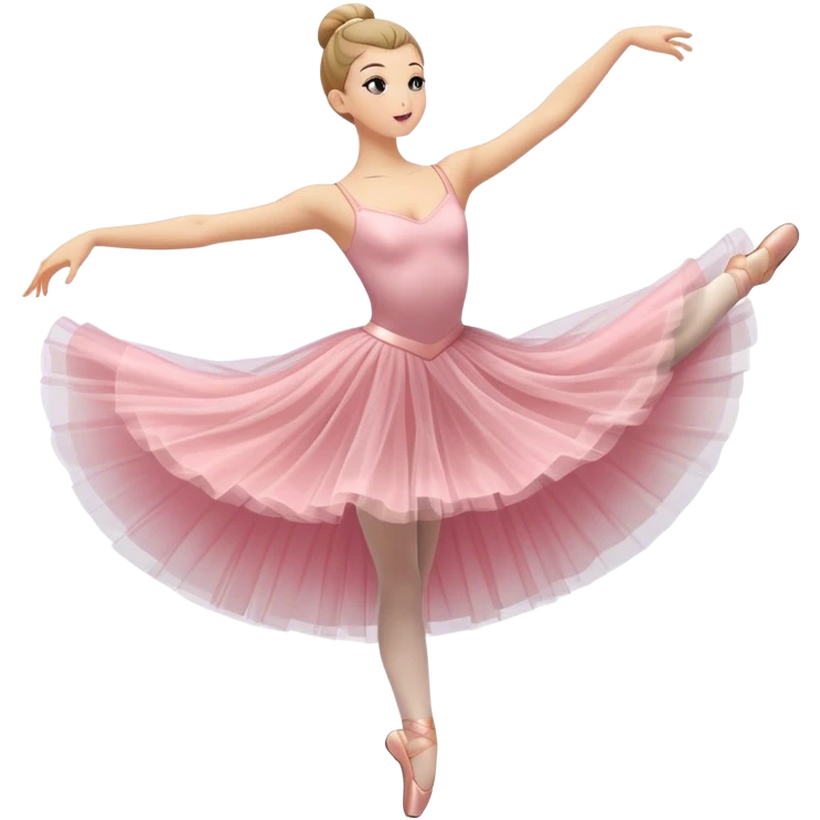 Ballerina in Mid-Leap emoji