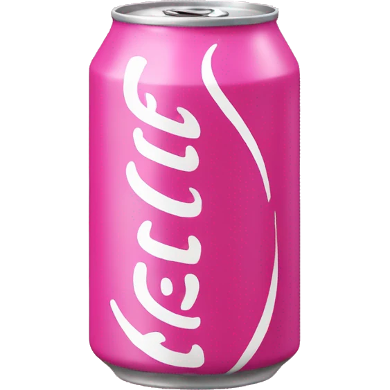 Pink cola can  emoji