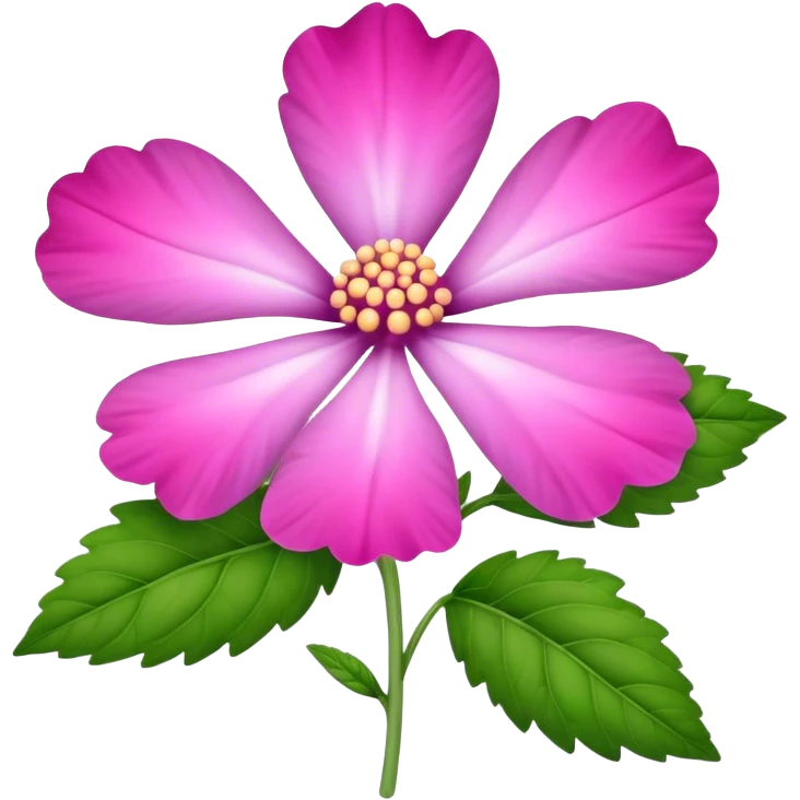big verbena flower, single emoji