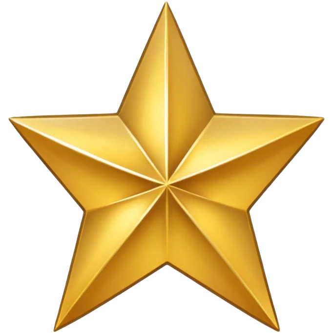 golden quadrangular star emoji