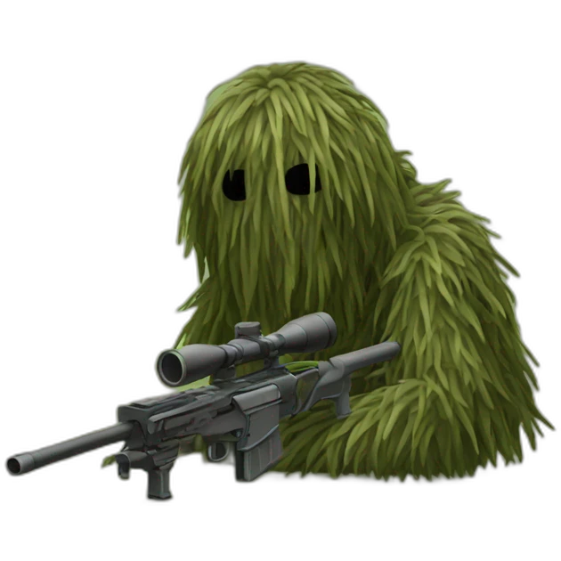 Ghillie sniper emoji