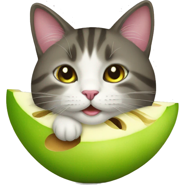 Apple cat emoji