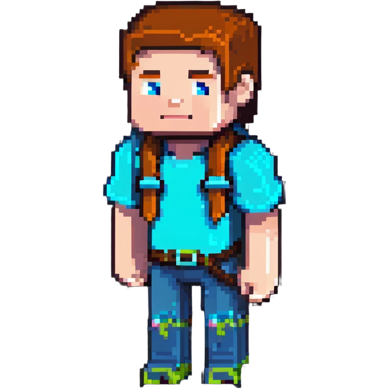 minecraft character named Garrett emoji