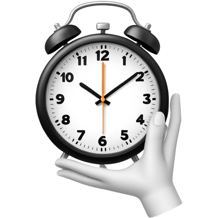 Clock with no numbers emoji