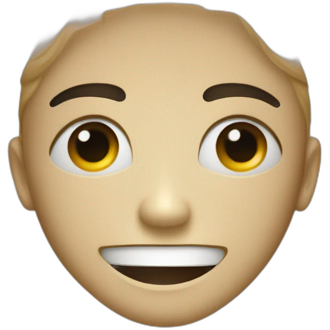 Visage embarrassé emoji