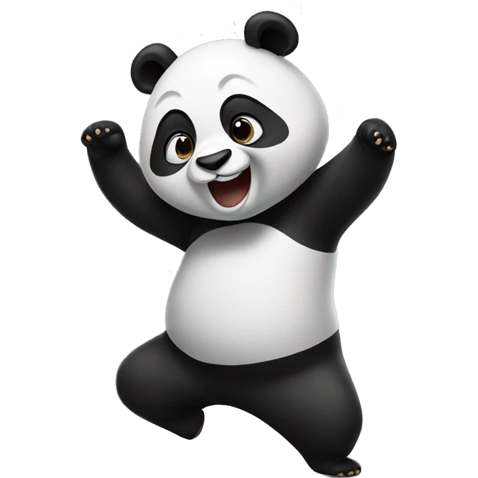 panda dancing emoji