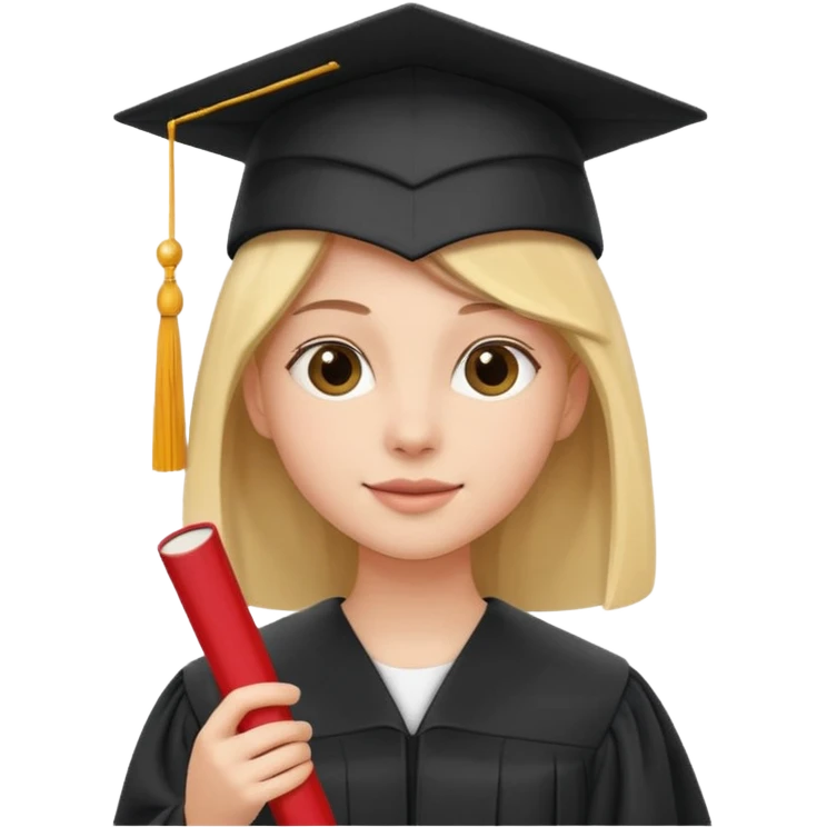 hat and degree emoji