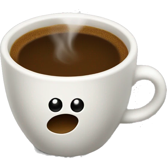 Cuban coffee in a small cup emoji
