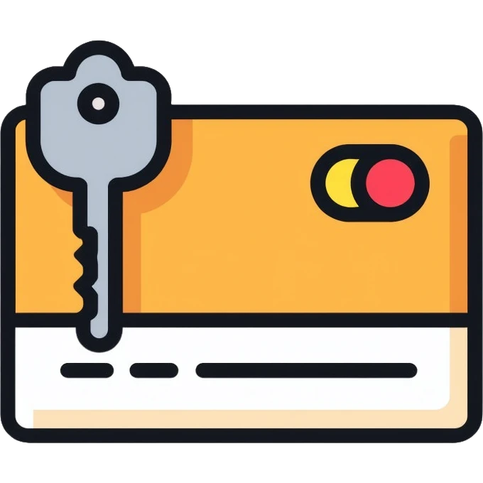 Hotel key card emoji