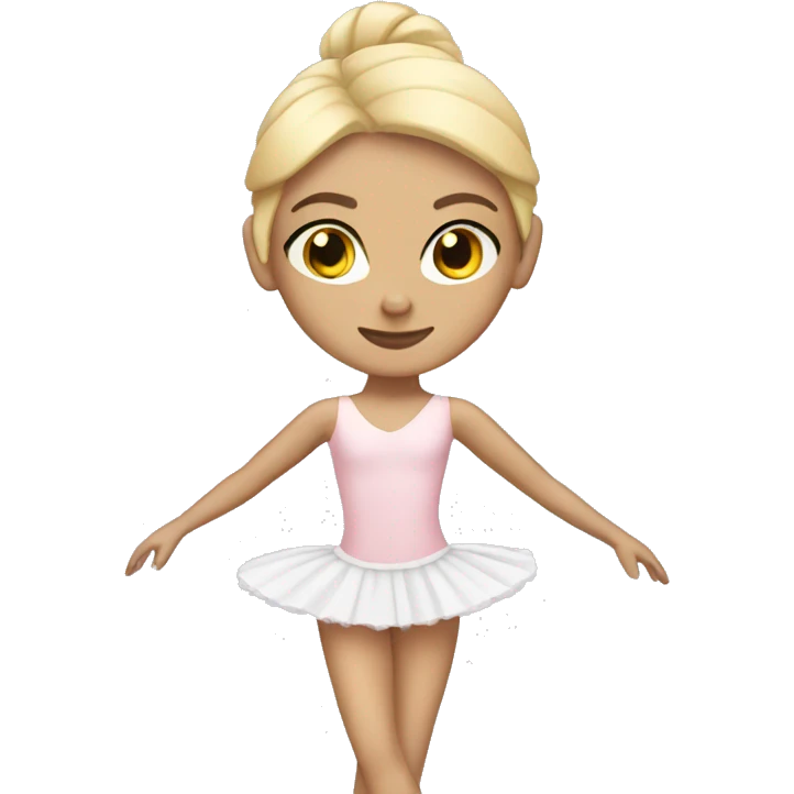 Blonde ballerina emoji
