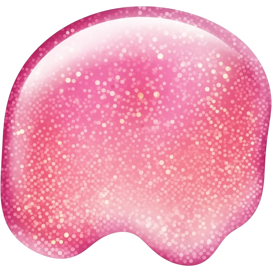 Pink glitter Honey emoji