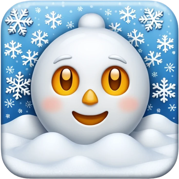 Snow winter  emoji