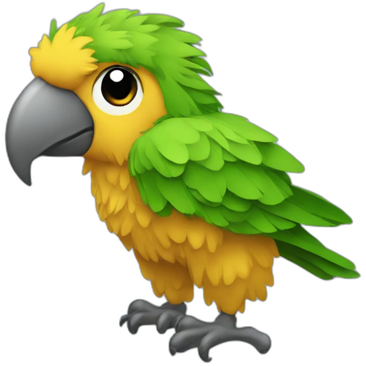 shaggy-parrot-with-brazilian-bandana emoji