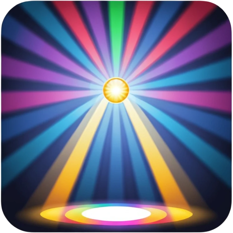 concert lights emoji