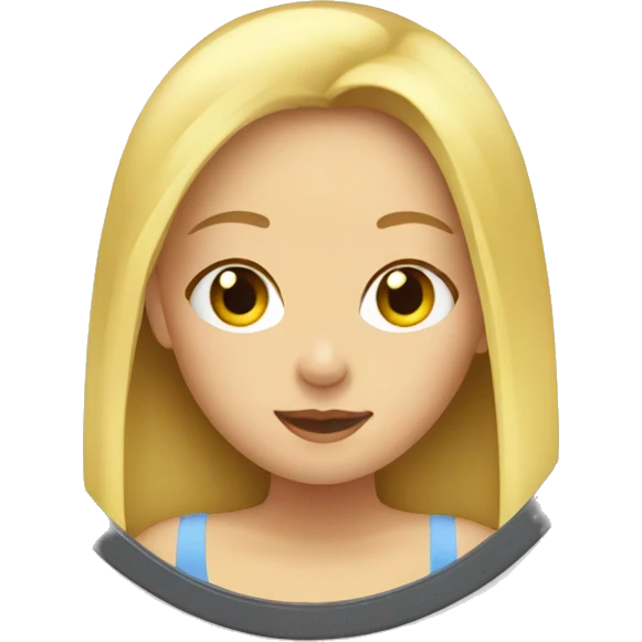 blonde-girl-looking-in-the-mirror emoji