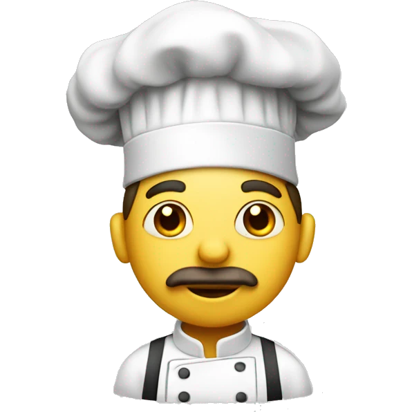chef with pencil and paper emoji