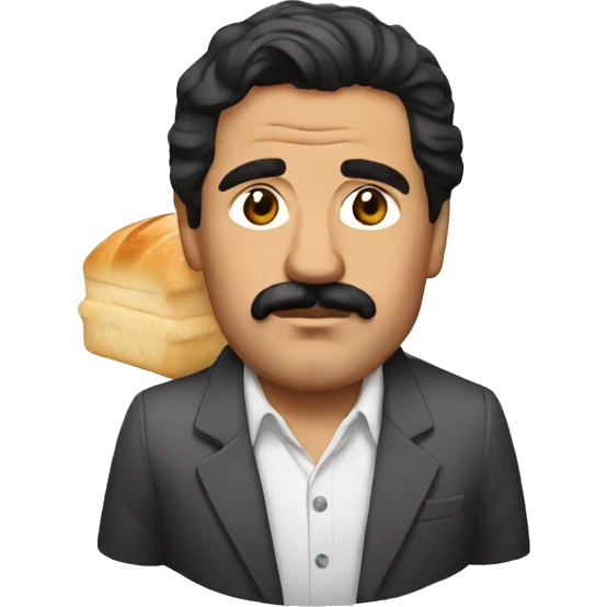 escobar with bread emoji