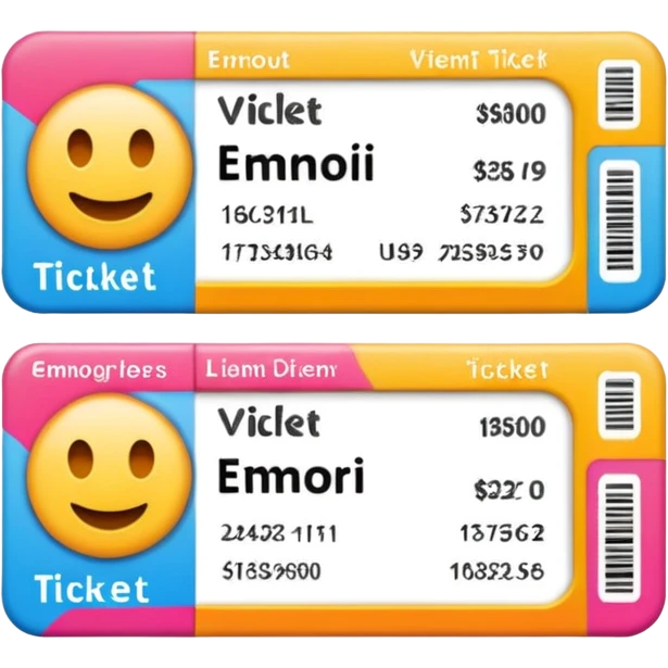 visit ticket emoji